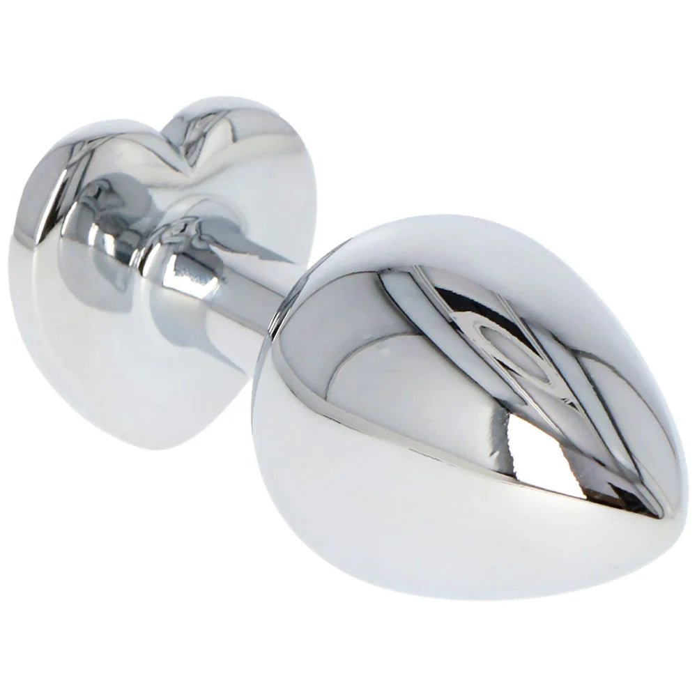 Butt Plug heart clear medium - Vibra Gioia - Toyz4Lovers - 8053629699607