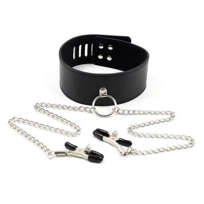 Collare Con Morsetti Leash - Vibra Gioia - Toyz4Lovers - 8053629691908