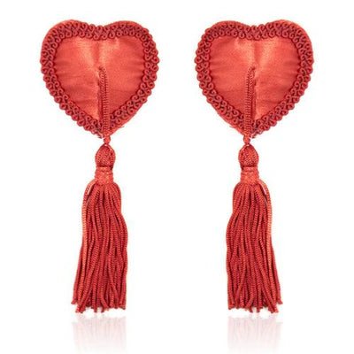 Copricapezzoli Heart Red - Vibra Gioia - Toyz4Lovers - 8056389730382