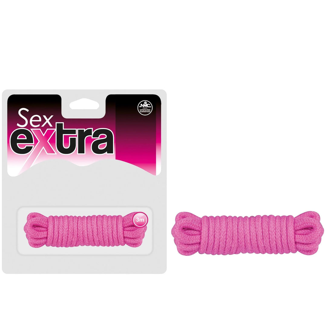 Corda Bondage Sex Extra 3m Fucsia - Vibra Gioia - NMC - 4892503141672