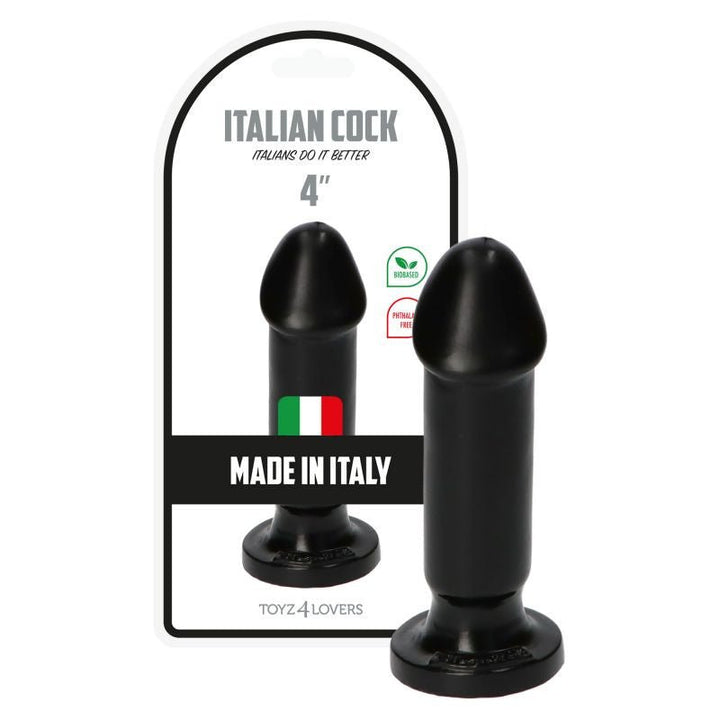 Dildo Anale Plug Gino Black - Vibra Gioia - Toyz4Lovers - 8056389737367