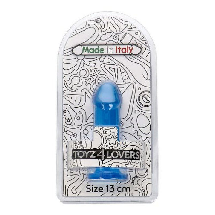 Dildo Anale Plug Gino Transparent Blue - Vibra Gioia - Toyz4Lovers - 8052675011555