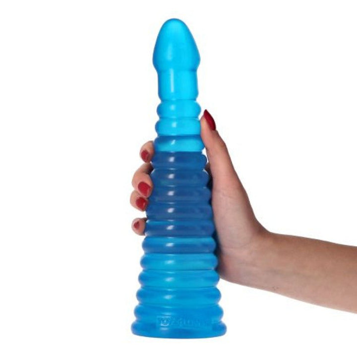 Dildo Anale Plug Tito Trasparent blue - Vibra Gioia - Toyz4Lovers - 8052675011814