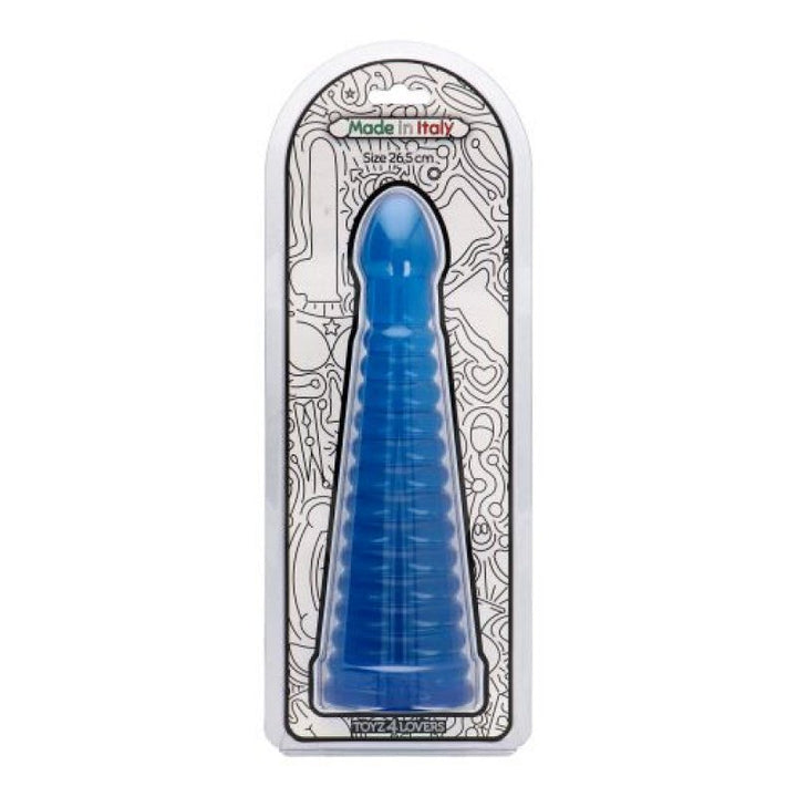 Dildo Anale Plug Tito Trasparent blue - Vibra Gioia - Toyz4Lovers - 8052675011814