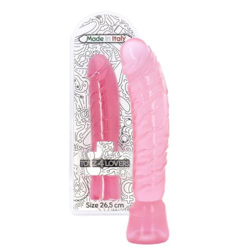 Dildo Anale Sebastiano transparent pink - Vibra Gioia - Toyz4Lovers - 8052675011463