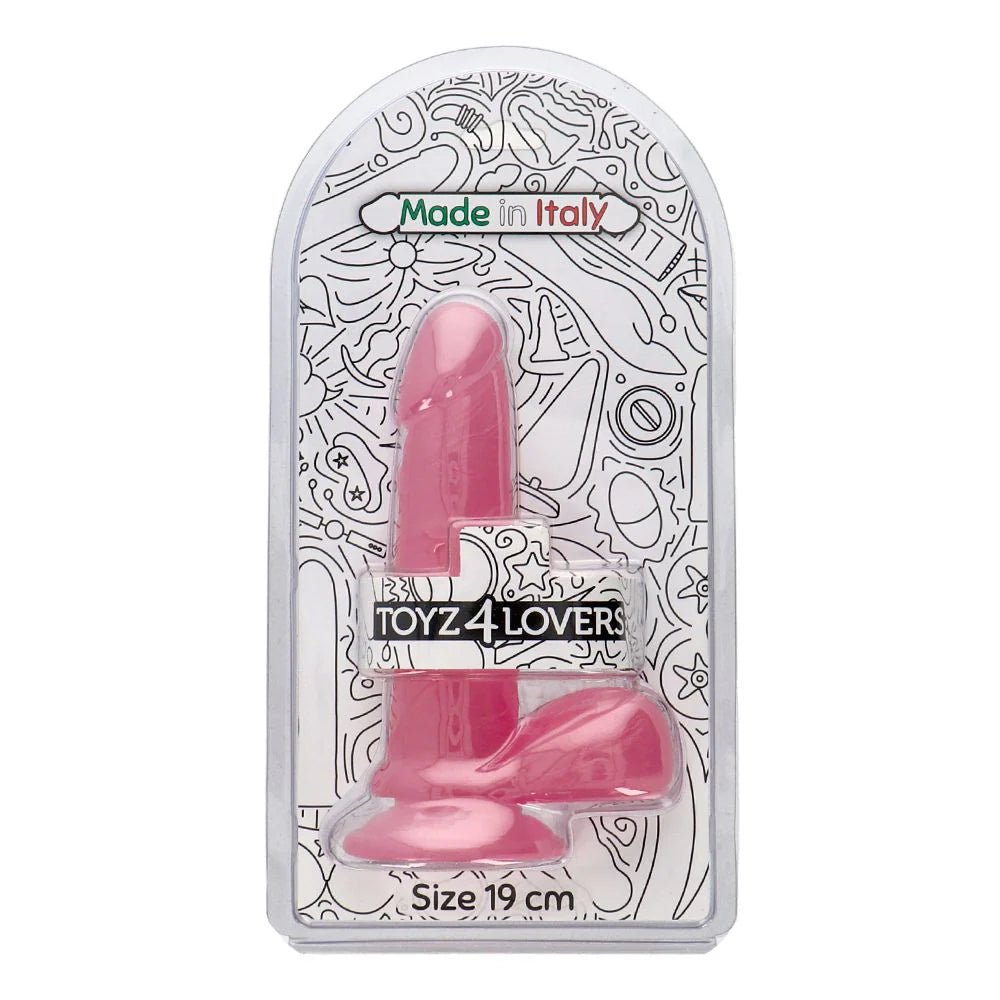 Dildo Emilio Rosa Trasparente - Vibra Gioia - Toyz4Lovers - 8052675012552