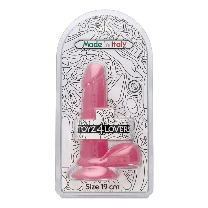 Dildo Emilio Rosa Trasparente - Vibra Gioia - Toyz4Lovers - 8052675012552