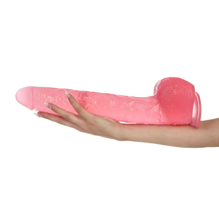 Dildo Golia Transparent Pink - Vibra Gioia - Toyz4Lovers - 8052675011869