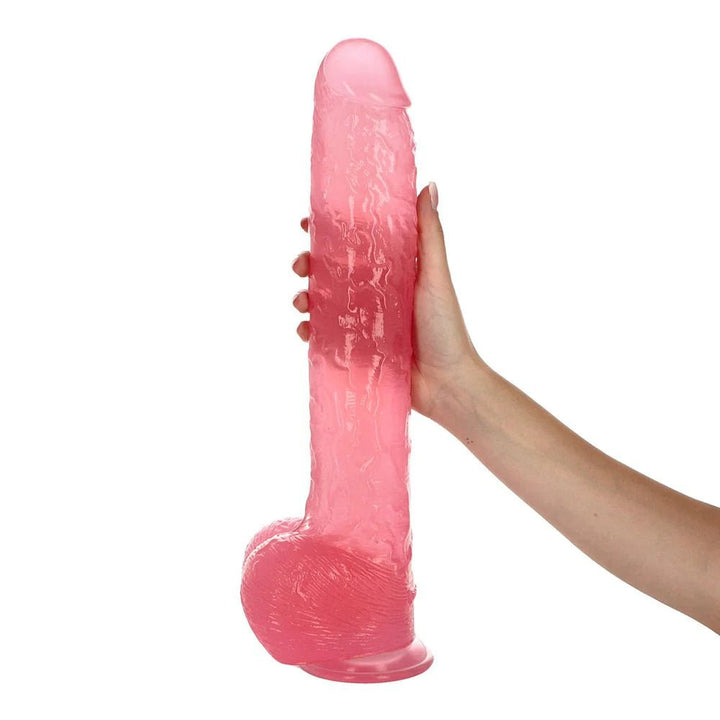 Dildo Golia Transparent Pink - Vibra Gioia - Toyz4Lovers - 8052675011869