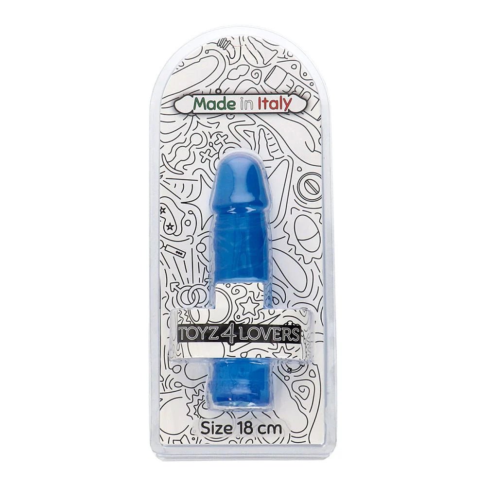 Dildo Gustavo Transparent Blue - Vibra Gioia - Toyz4Lovers - 8052675011470