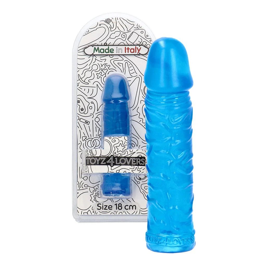 Dildo Gustavo Transparent Blue - Vibra Gioia - Toyz4Lovers - 8052675011470