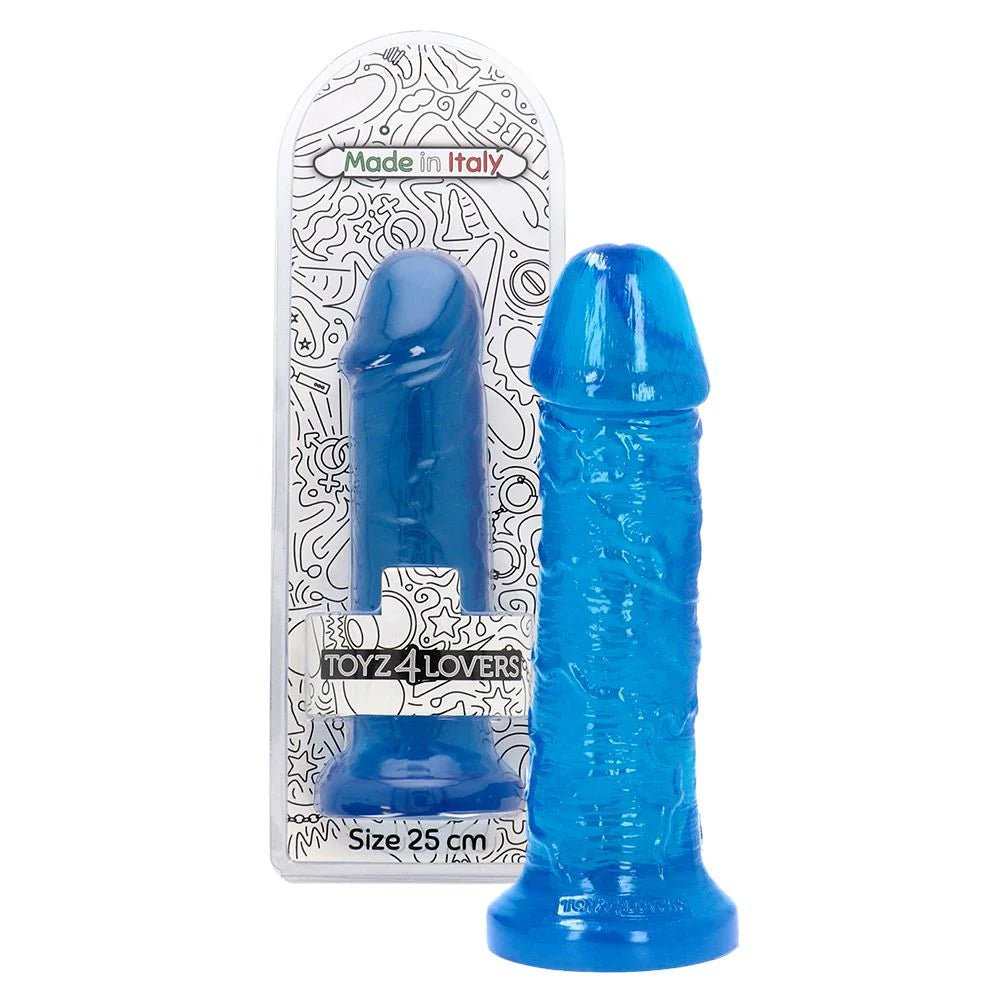 Dildo Leone Transparent Blue - Vibra Gioia - Toyz4Lovers - 8052675012125