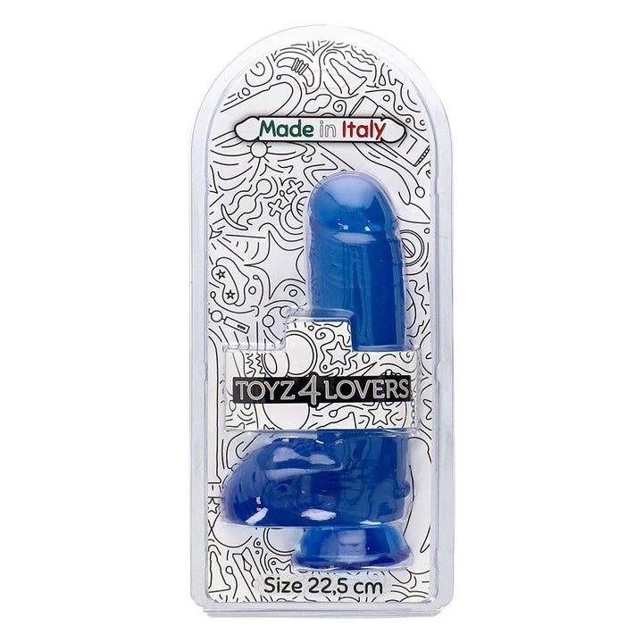 Dildo Ulisse Transparent Blue - Vibra Gioia - Toyz4Lovers - 8052675012217