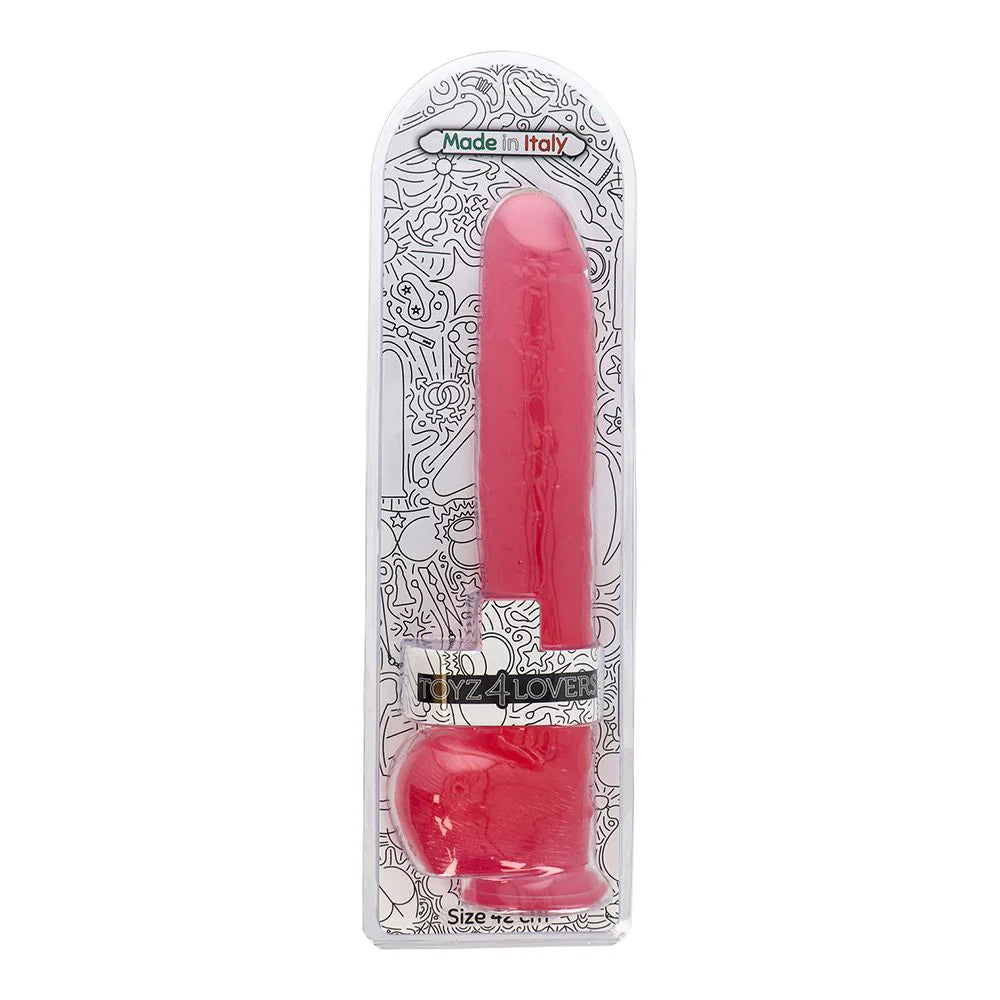 Dildo Golia Transparent Pink