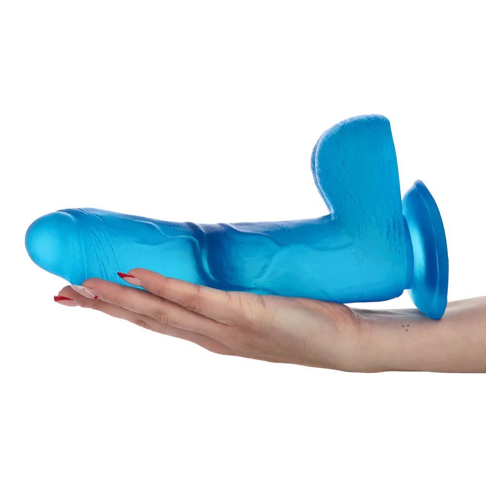 Dildo Costanzo Blu Trasparente