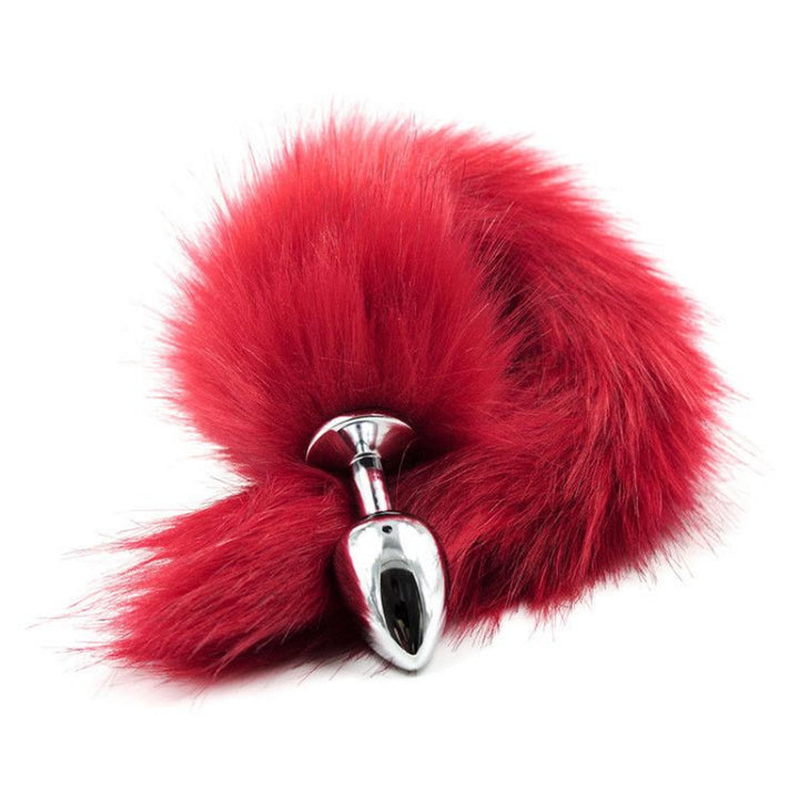 Tail Plug Fox Tail Red