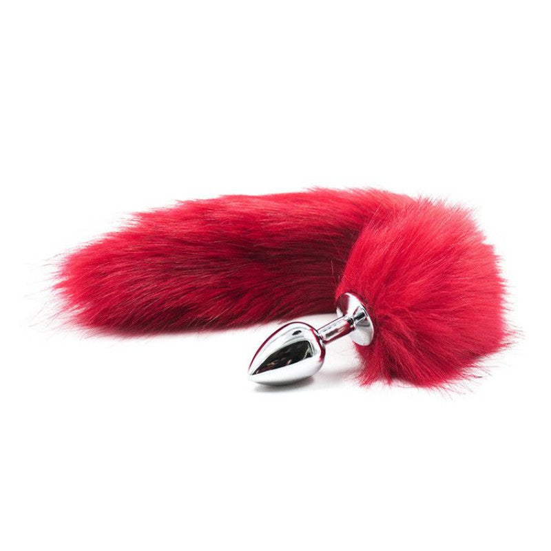 Tail Plug Fox Tail Red