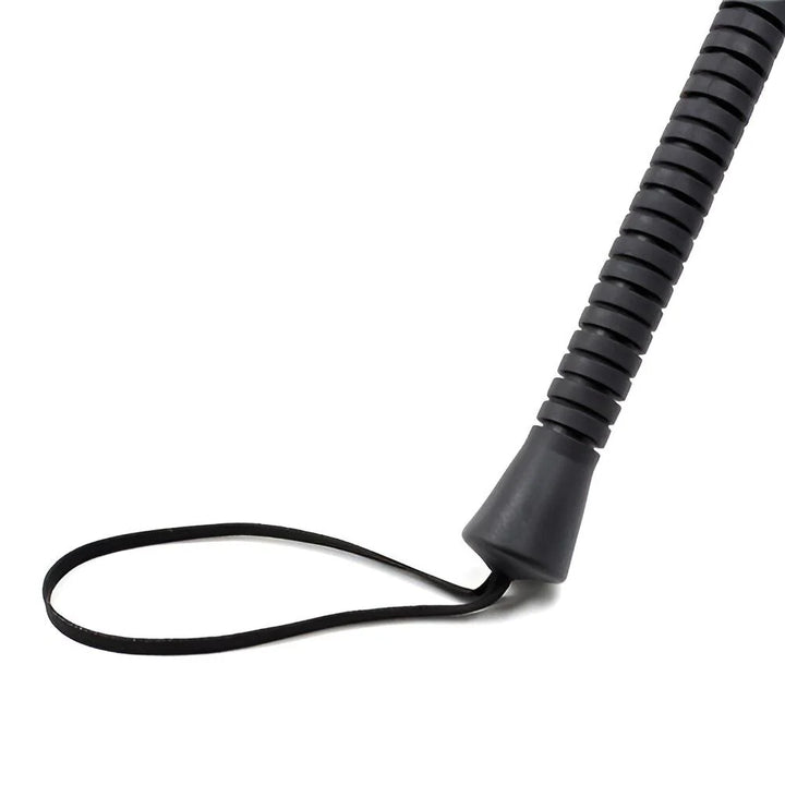 Frustino Square Spot Riding Crop Black