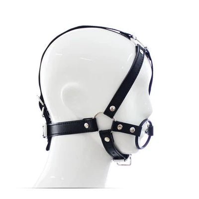 Imbracatura per testa con anello Head Harness+Ring Gag - Vibra Gioia - Toyz4Lovers - 8053629693841