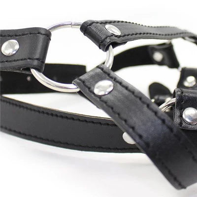 Imbracatura per testa con anello Head Harness+Ring Gag