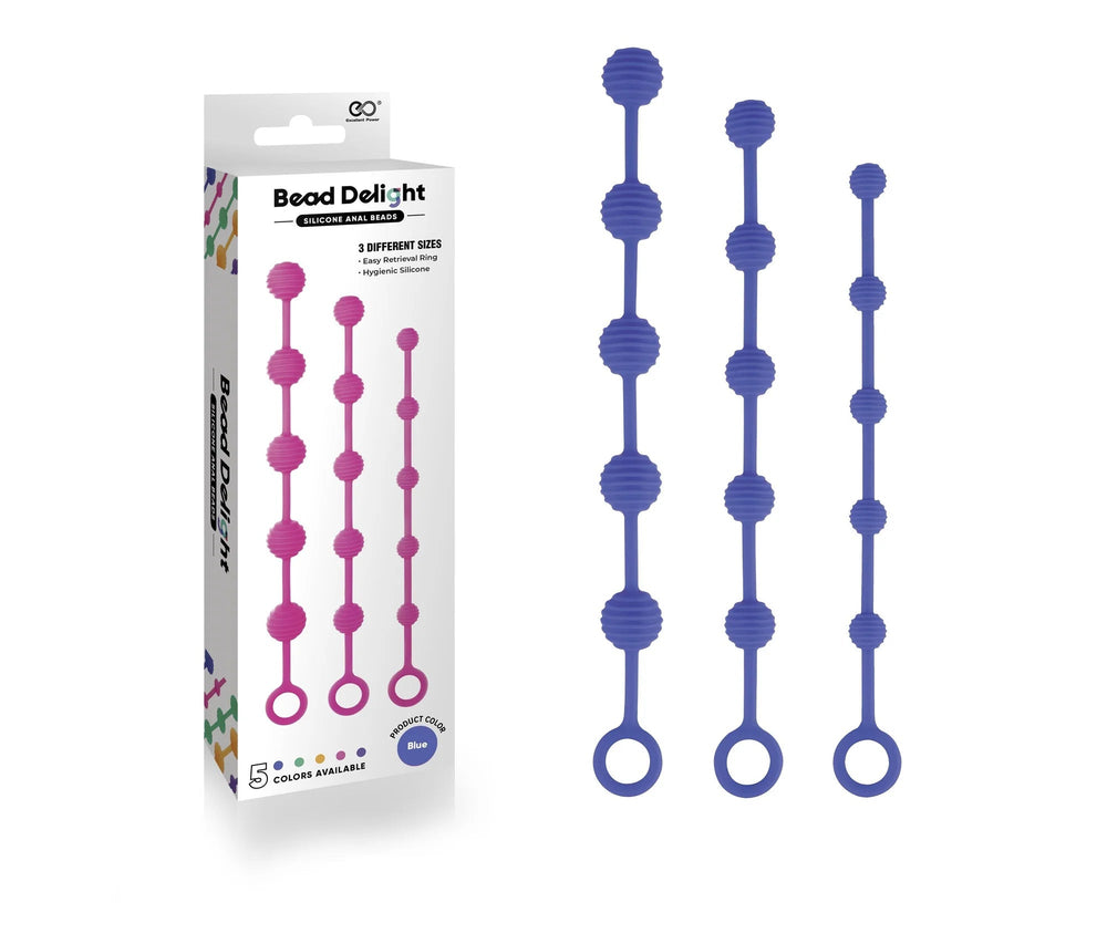 Kit 3 Palline Anali Bead Delight Viola - Vibra Gioia - Excellent Power - 4897078631863