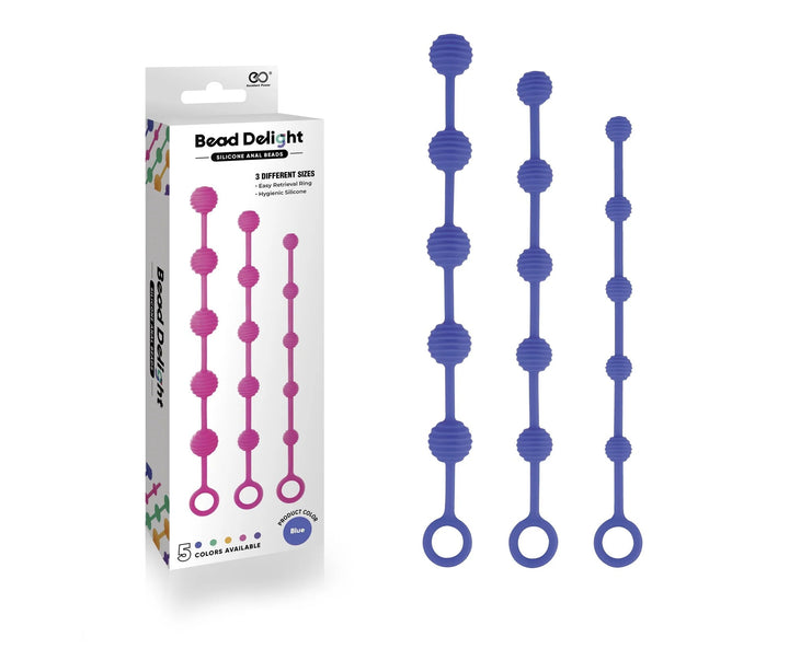 Kit 3 Palline Anali Bead Delight Viola - Vibra Gioia - Excellent Power - 4897078631863