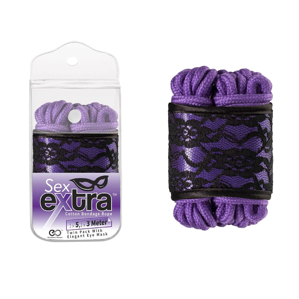 Kit BDSM Sex Extra Corde e Maschera - Vibra Gioia - Excellent Power - 4897078627743