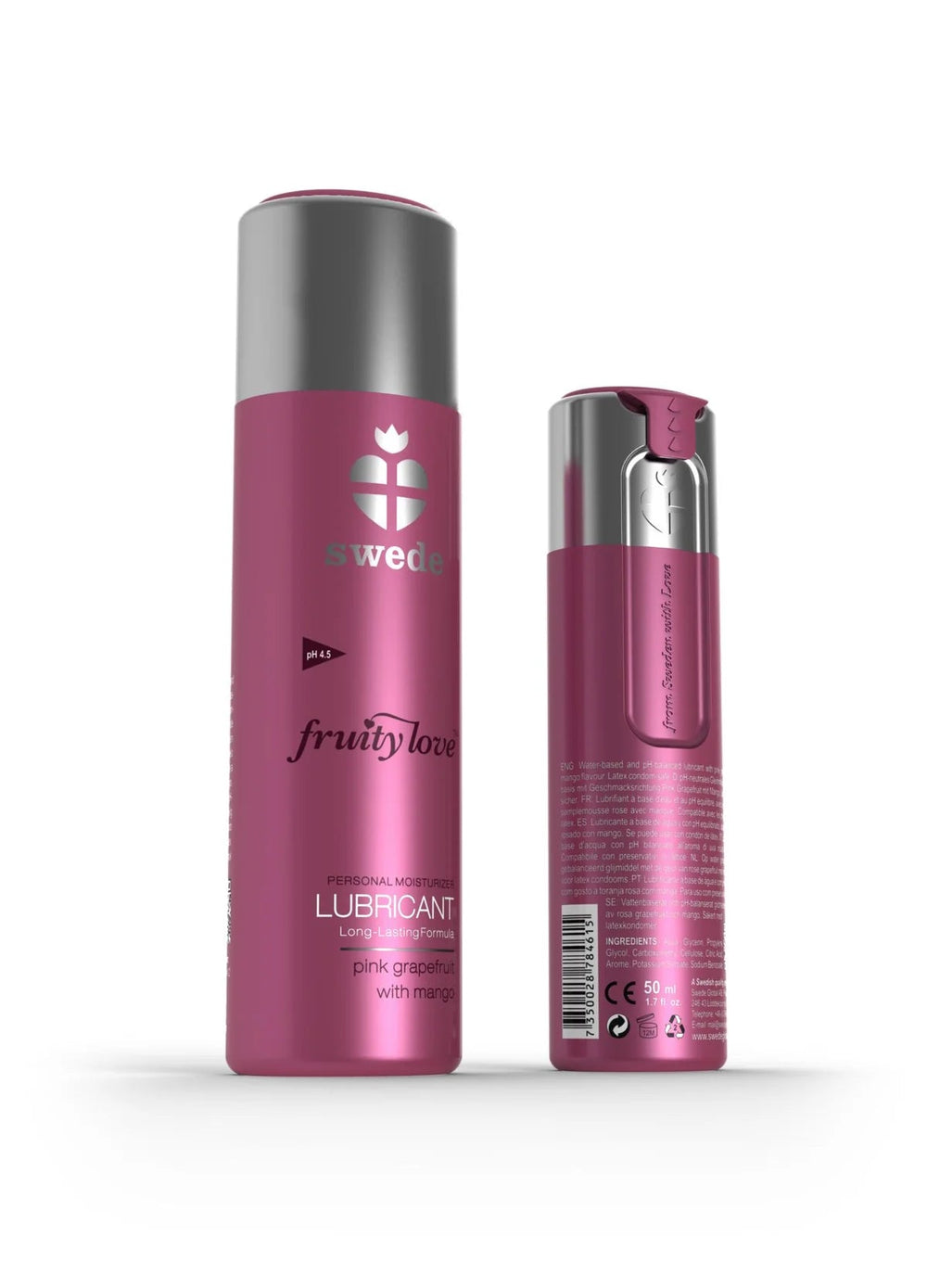 Lubrificante Al Pompelmo Rosa e Mango 50 Ml - Vibra Gioia - Toyz4Lovers - 7350028784615