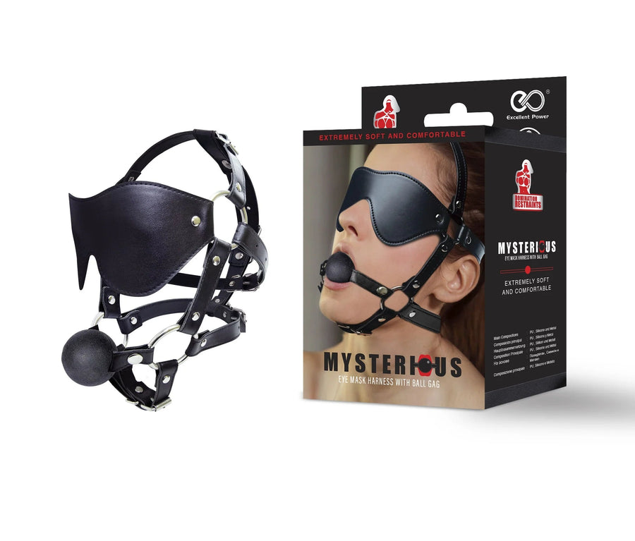 Mysterious Mask con Ball Gag - Vibra Gioia - NMC - 4897078631047