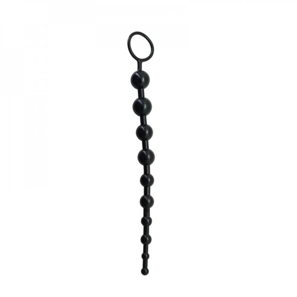 Palline anali Timeless Jelly 10 Colore Nero