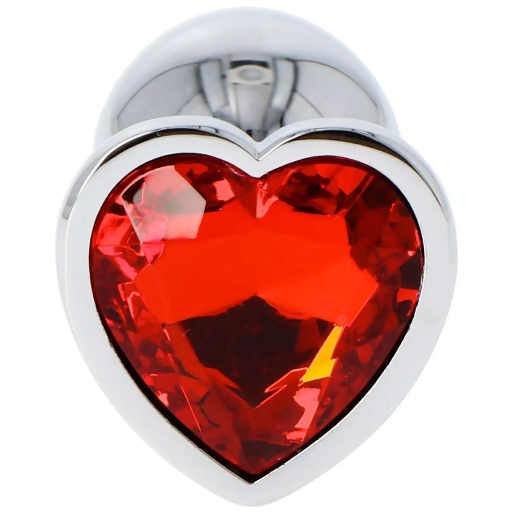 Plug Heart Red Small