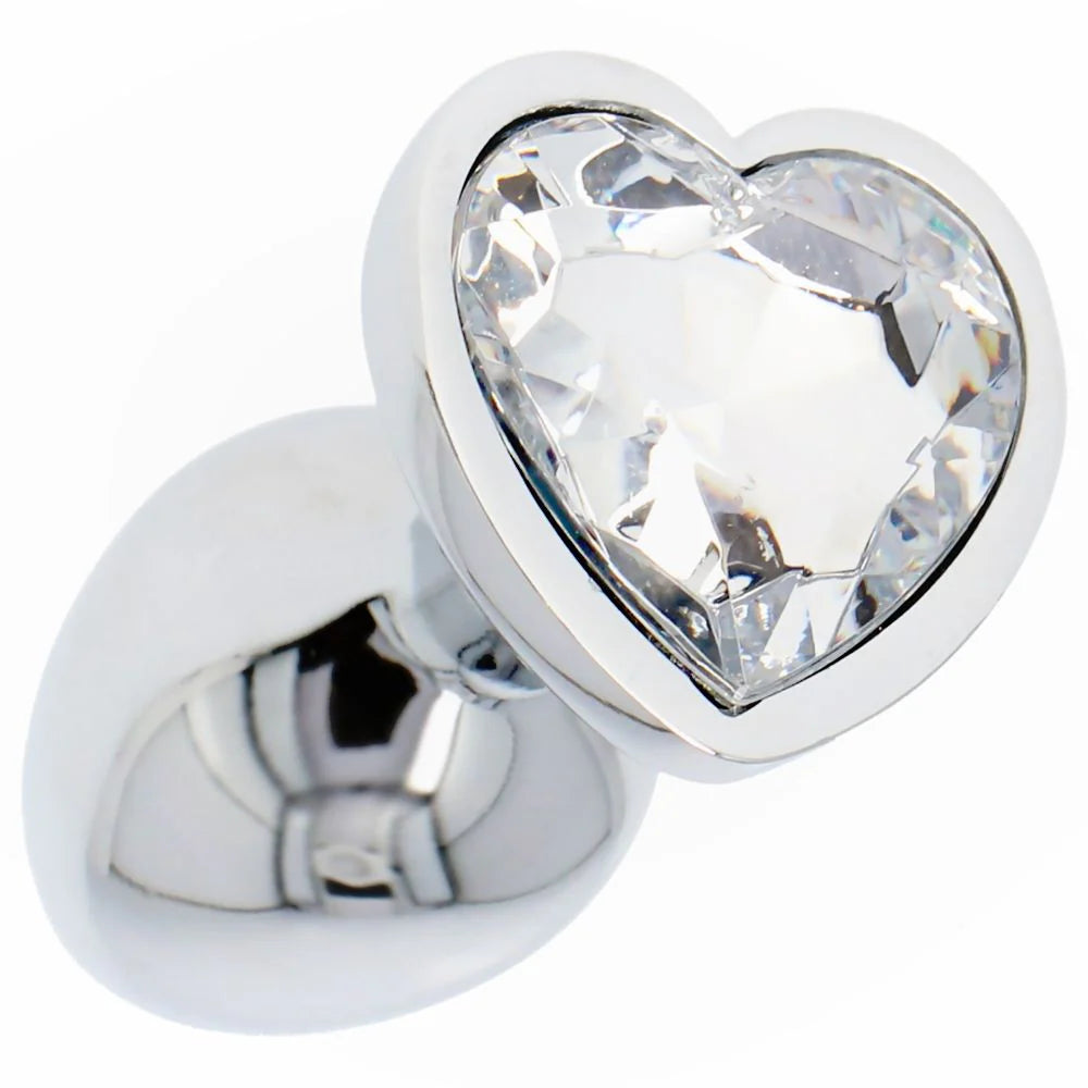 Plug Heart Clear Small