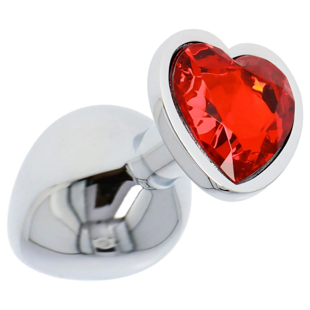 Plug Heart Red Medium