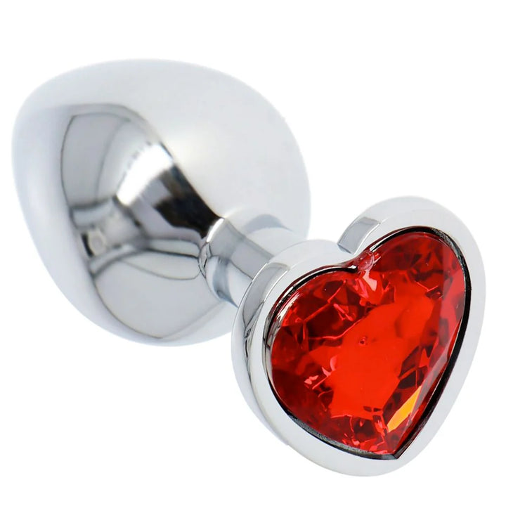 Plug Heart Red Medium