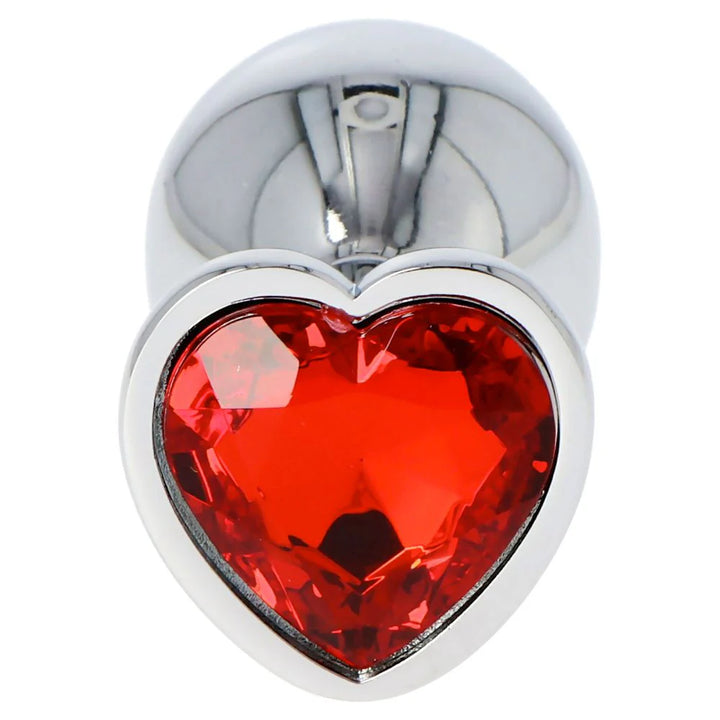 Plug Heart Red Medium