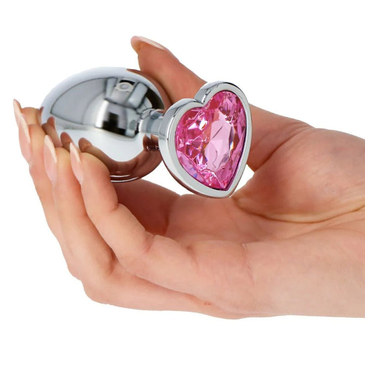 Plug Heart Pink Large - Vibra Gioia - Toyz4Lovers - 8053629699645