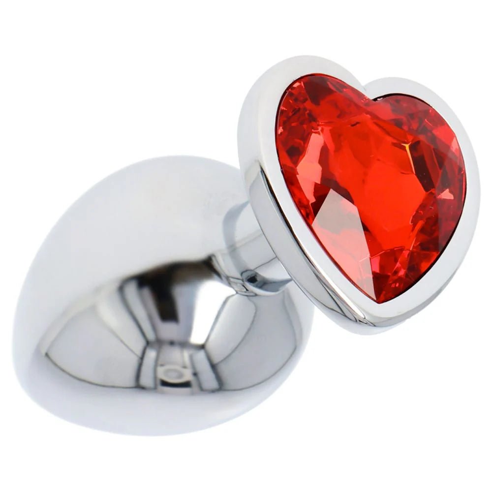 Plug Heart Red Large - Vibra Gioia - Toyz4Lovers - 8053629699652