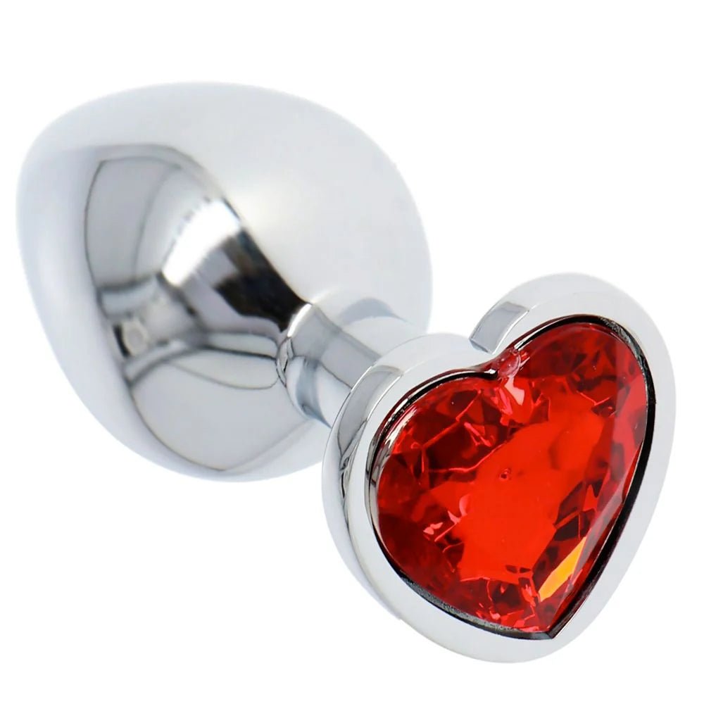 Plug Heart Red Medium - Vibra Gioia - Toyz4Lovers - 8053629699621