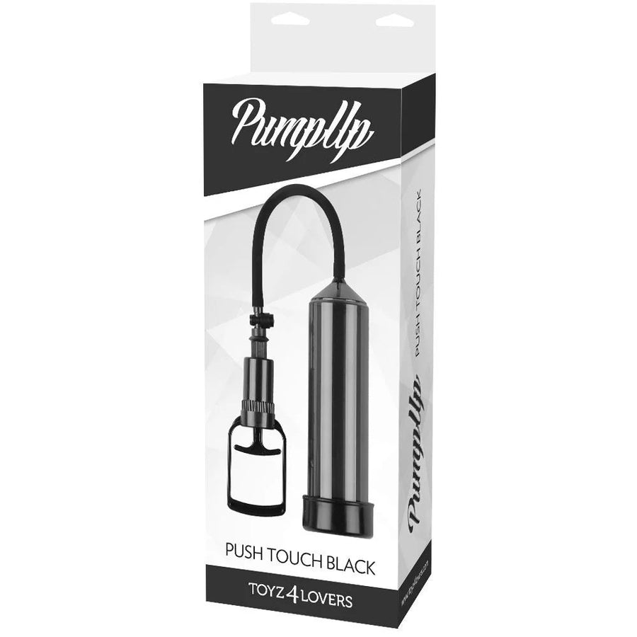 Pompa Pene Sviluppatore push touch black - Vibra Gioia - Toyz4Lovers - 8053629697634