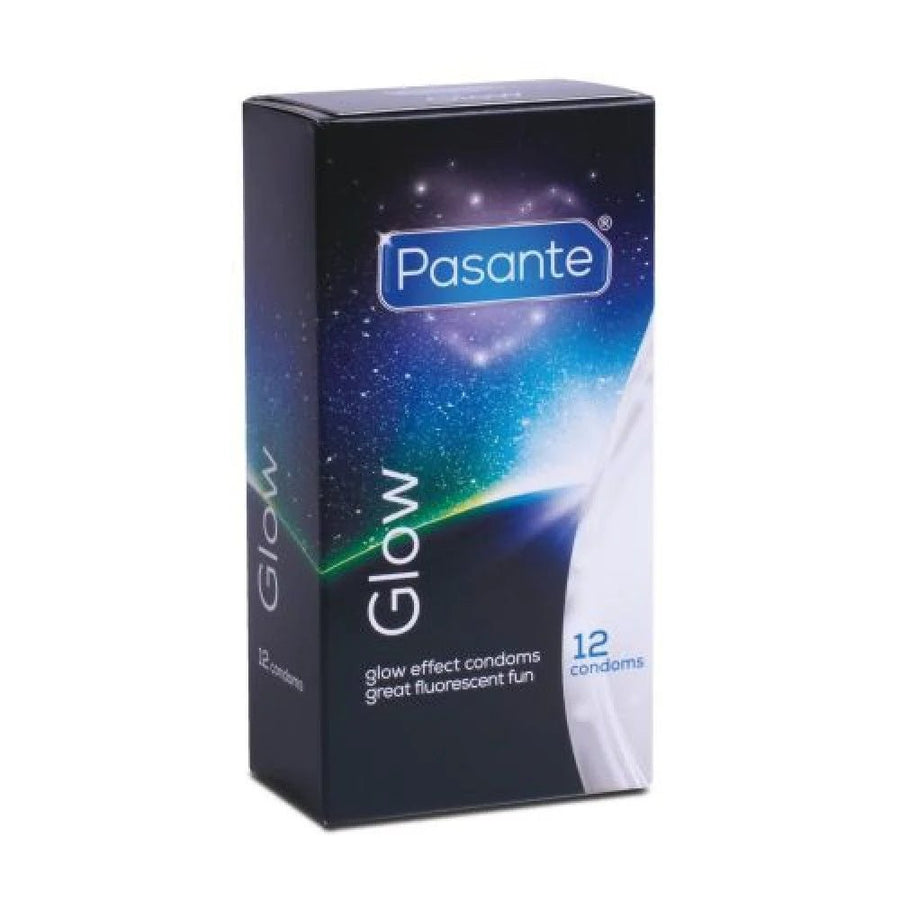 Preservativi classici fluorescenti Glow - Vibra Gioia - Pasante - 5060493181438