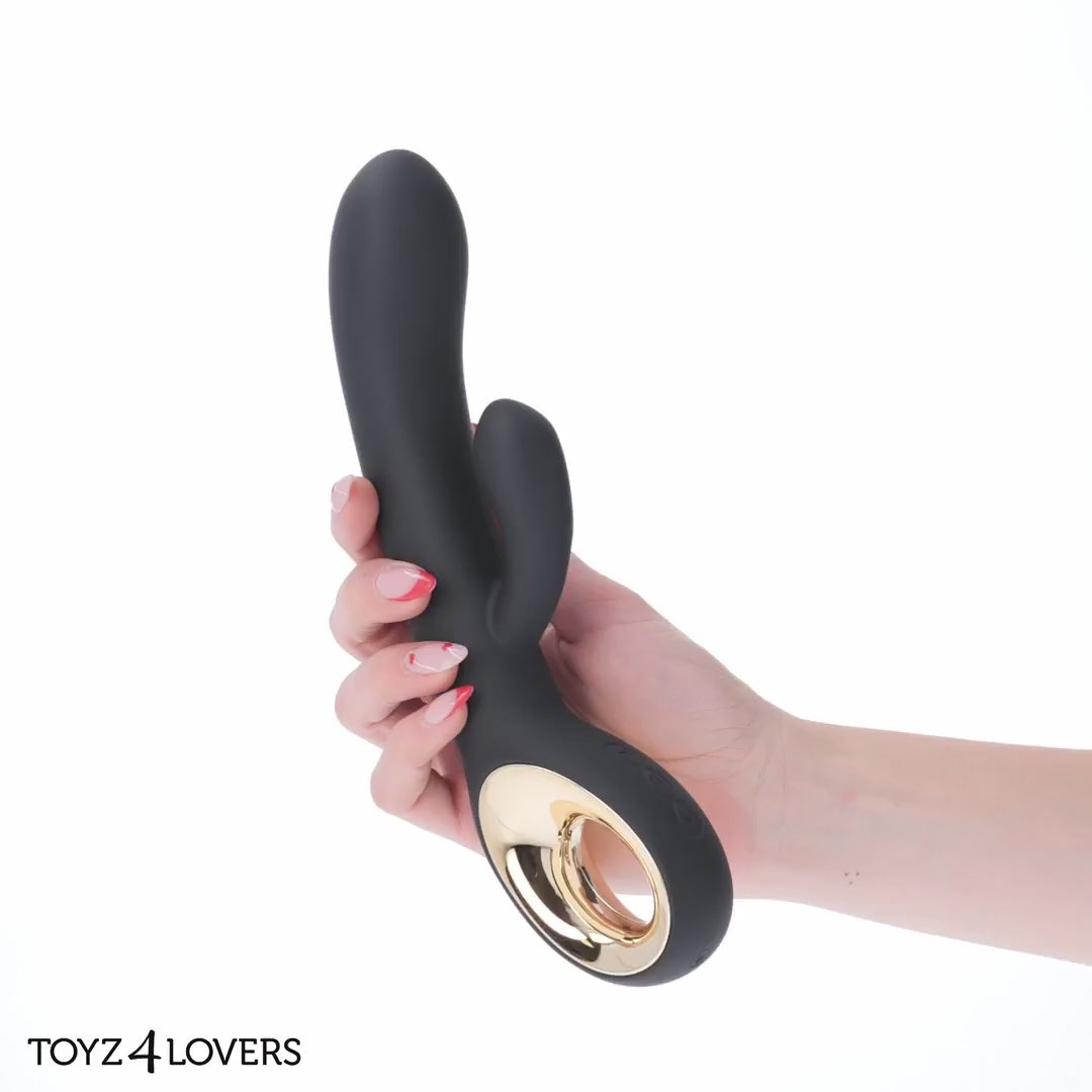 Vibratore Rabbit Twin Touch black