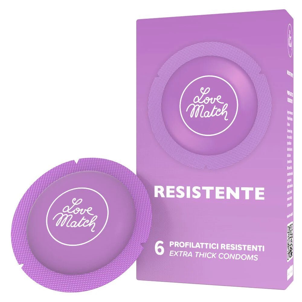 Profilattici classici love match resistente 144 pezzi - Vibra Gioia - Pasante - 8052742680349