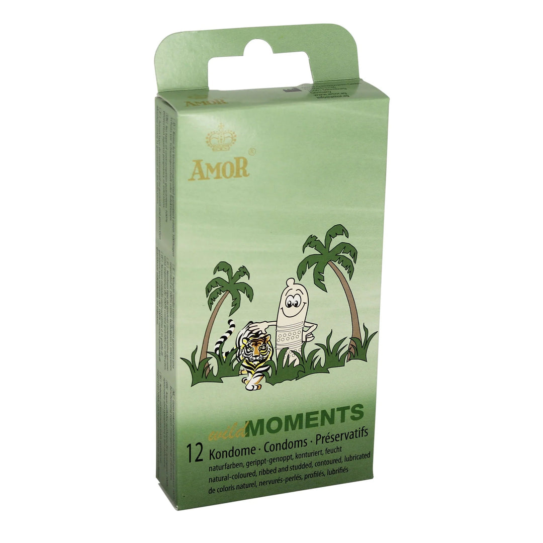 Profilattici stimolanti wild moments - Vibra Gioia - Amor Condoms - 4019514502357