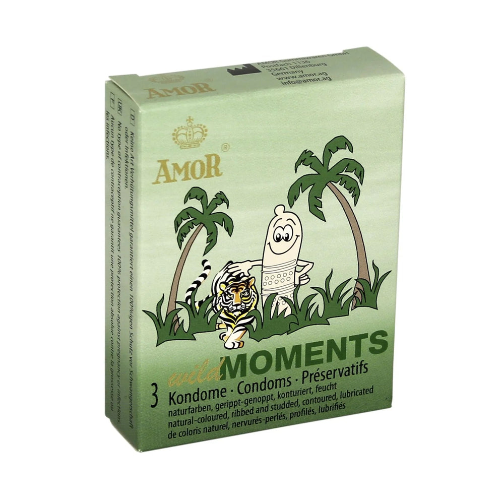 Profilattici stimolanti wild moments - Vibra Gioia - Amor Condoms - 4019514502357