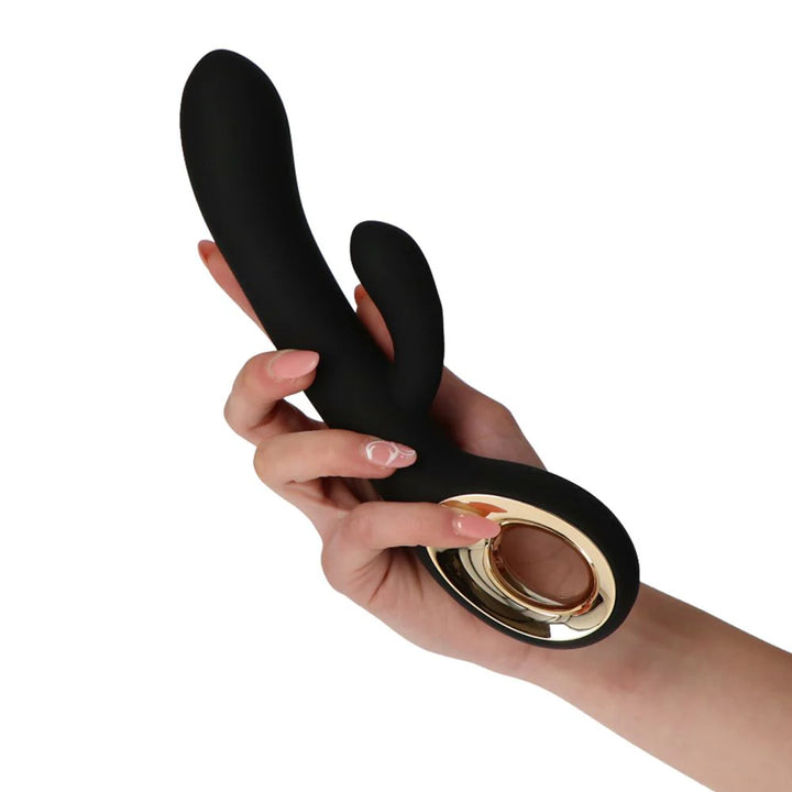 Vibratore Rabbit Twin Touch black