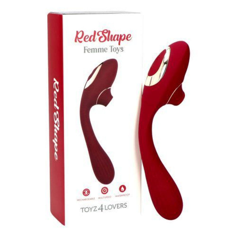 Succhia Clitoride Stimolatore Red Shape