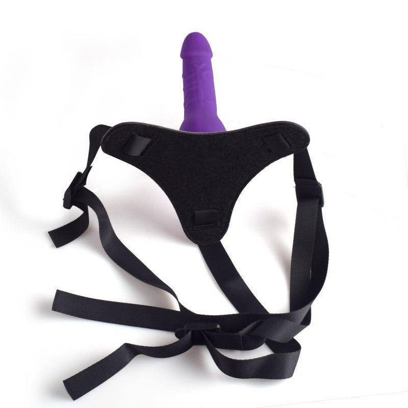 Strap On Dildo Strap - on Naughty Purple - Vibra Gioia - Toyz4Lovers - 8056389734106