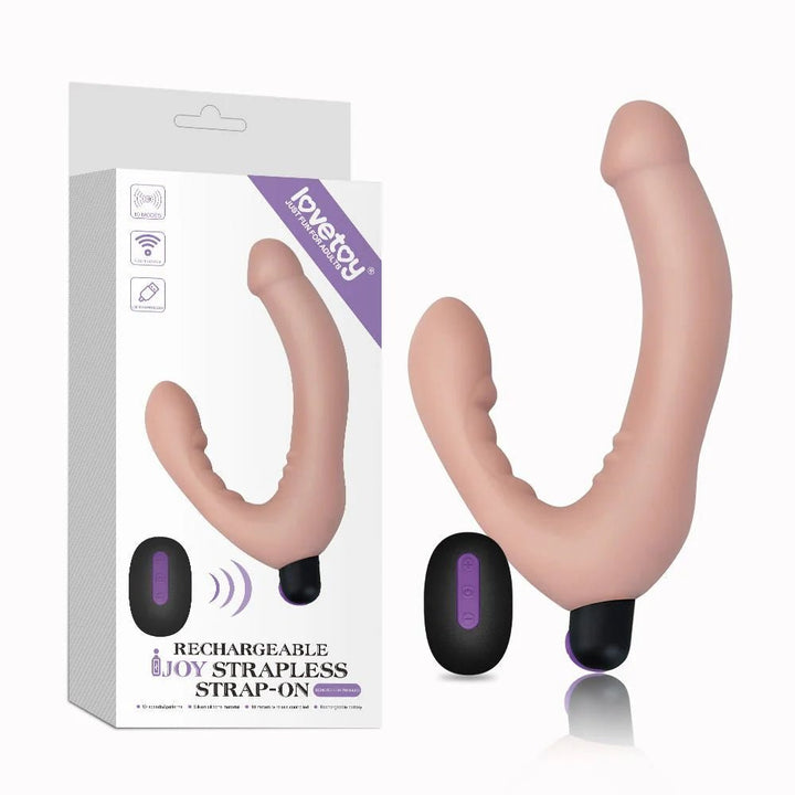 Strap On Dildo Telecomandato Strapless - Vibra Gioia - Lovetoy - 6970260907231