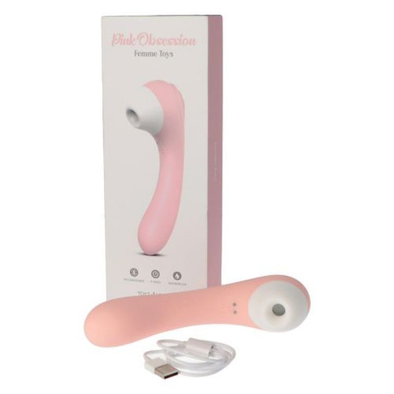 Succhia Clitoride Stimolatore Pink Obsession - Vibra Gioia - Toyz4Lovers - 8056389735967