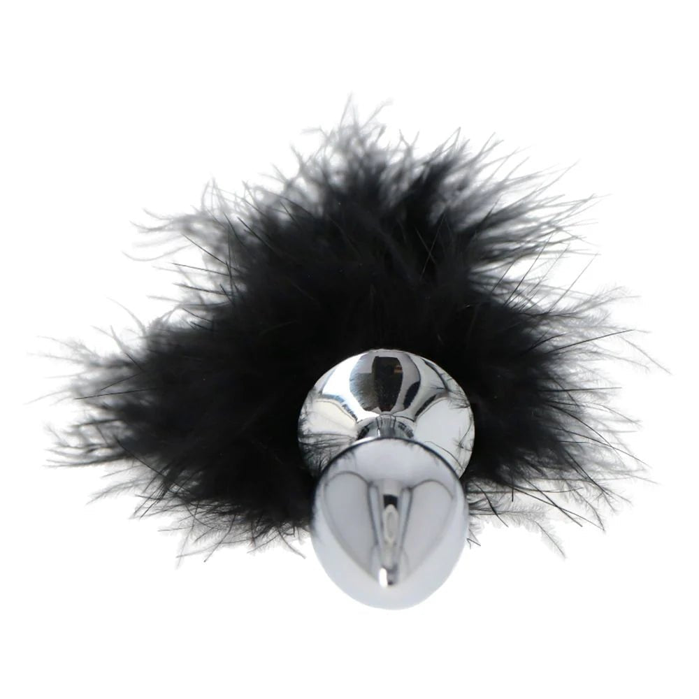 Tail Plug Pon Tail Black - Vibra Gioia - Toyz4Lovers - 8053629699430